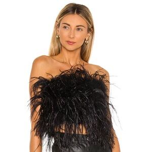 LAMARQUE FEATHER TOP